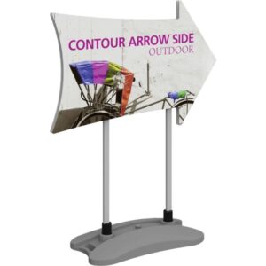 CONTOUR OUTDOOR SIGN ARROW SIDE - WATER BASE