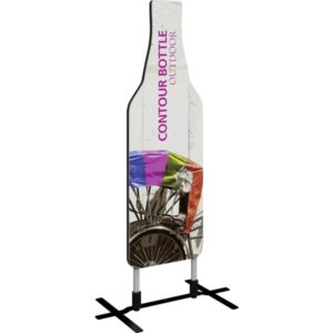 CONTOUR OUTDOOR SIGN BOTTLE - PLATE BASE