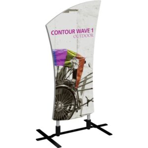 CONTOUR OUTDOOR SIGN WAVE 1 - PLATE BASE