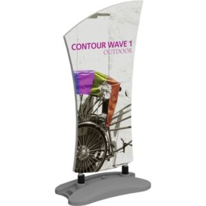 CONTOUR OUTDOOR SIGN WAVE 1 - WATER BASE