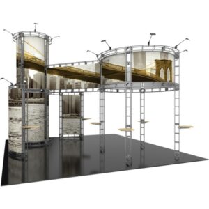 CORVUS ORBITAL EXPRESS TRUSS 20X20 MODULAR ISLAND EXHIBIT