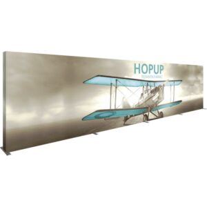HOPUP 30FT STRAIGHT FULL HEIGHT TENSION FABRIC DISPLAY