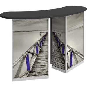 LINEAR DOUBLE RECEPTION COUNTER