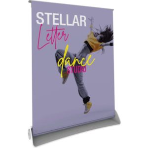 STELLAR LETTER TABLETOP RETRACTABLE BANNER STAND