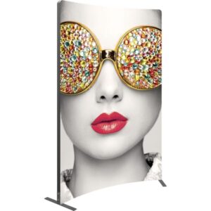 VECTOR FRAME CURVED 03 FABRIC BANNER DISPLAY
