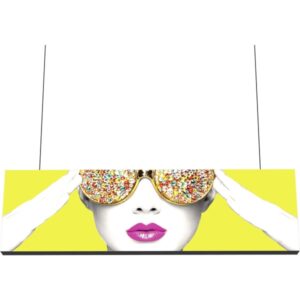 VECTOR FRAME HANGING LIGHT BOX 10FT X 3FT