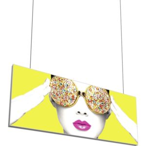 VECTOR FRAME HANGING LIGHT BOX 10FT X 4FT