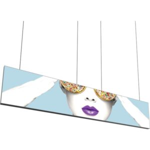 VECTOR FRAME HANGING LIGHT BOX 15FT X 3FT