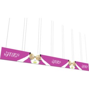 VECTOR FRAME HANGING LIGHT BOX 40FT X 4FT