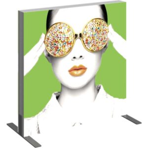 VECTOR FRAME LIGHT BOX SQUARE 01 FABRIC BANNER DISPLAY