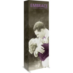 EMBRACE 2.5FT FULL HEIGHT PUSH-FIT TENSION FABRIC DISPLAY