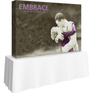 EMBRACE 7.5FT TABLETOP PUSH-FIT TENSION FABRIC DISPLAY