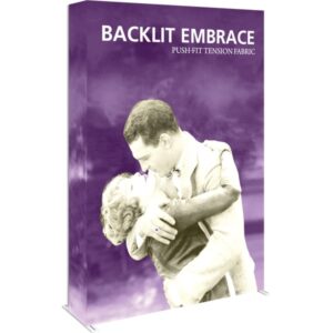 EMBRACE 5FT BACKLIT FULL HEIGHT PUSH-FIT TENSION FABRIC DISPLAY