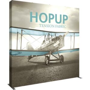 HOPUP 10FT STRAIGHT EXTRA TALL TENSION FABRIC DISPLAY