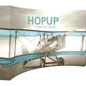 HOPUP 13FT CURVED FULL HEIGHT TENSION FABRIC DISPLAY