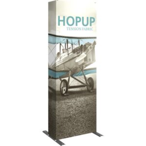 HOPUP 2.5FT STRAIGHT FULL HEIGHT TENSION FABRIC DISPLAY