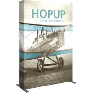 HOPUP 5FT STRAIGHT FULL HEIGHT TENSION FABRIC DISPLAY