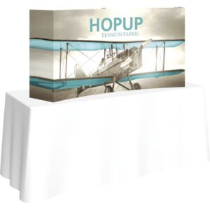 HOPUP 5.5FT CURVED TABLETOP TENSION FABRIC DISPLAY