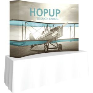 HOPUP 7.5FT CURVED TABLETOP TENSION FABRIC DISPLAY