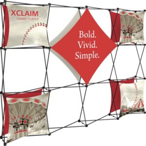 XCLAIM 10FT FABRIC POPUP DISPLAY KIT 02