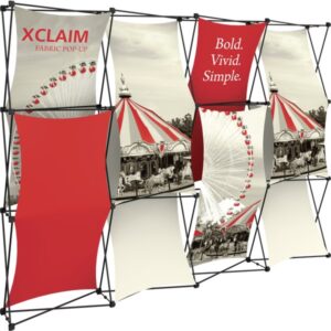 XCLAIM 10FT FABRIC POPUP DISPLAY KIT 03