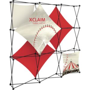 XCLAIM 8FT FABRIC POPUP DISPLAY KIT 02