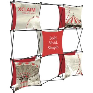 XCLAIM 8FT FABRIC POPUP DISPLAY KIT 04