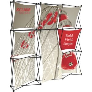 XCLAIM 8FT FABRIC POPUP DISPLAY KIT 05