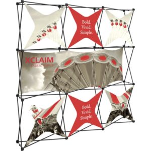 XCLAIM 8FT FABRIC POPUP DISPLAY KIT 06