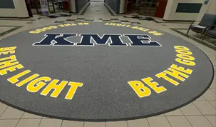 Round Printed Mats